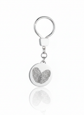 Round keychain Fingerprint