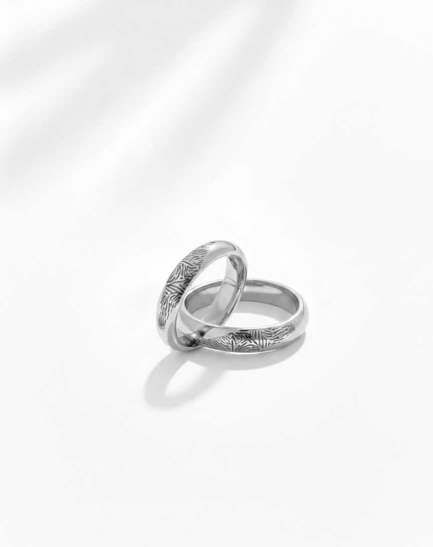 Fingerprint Wedding Band