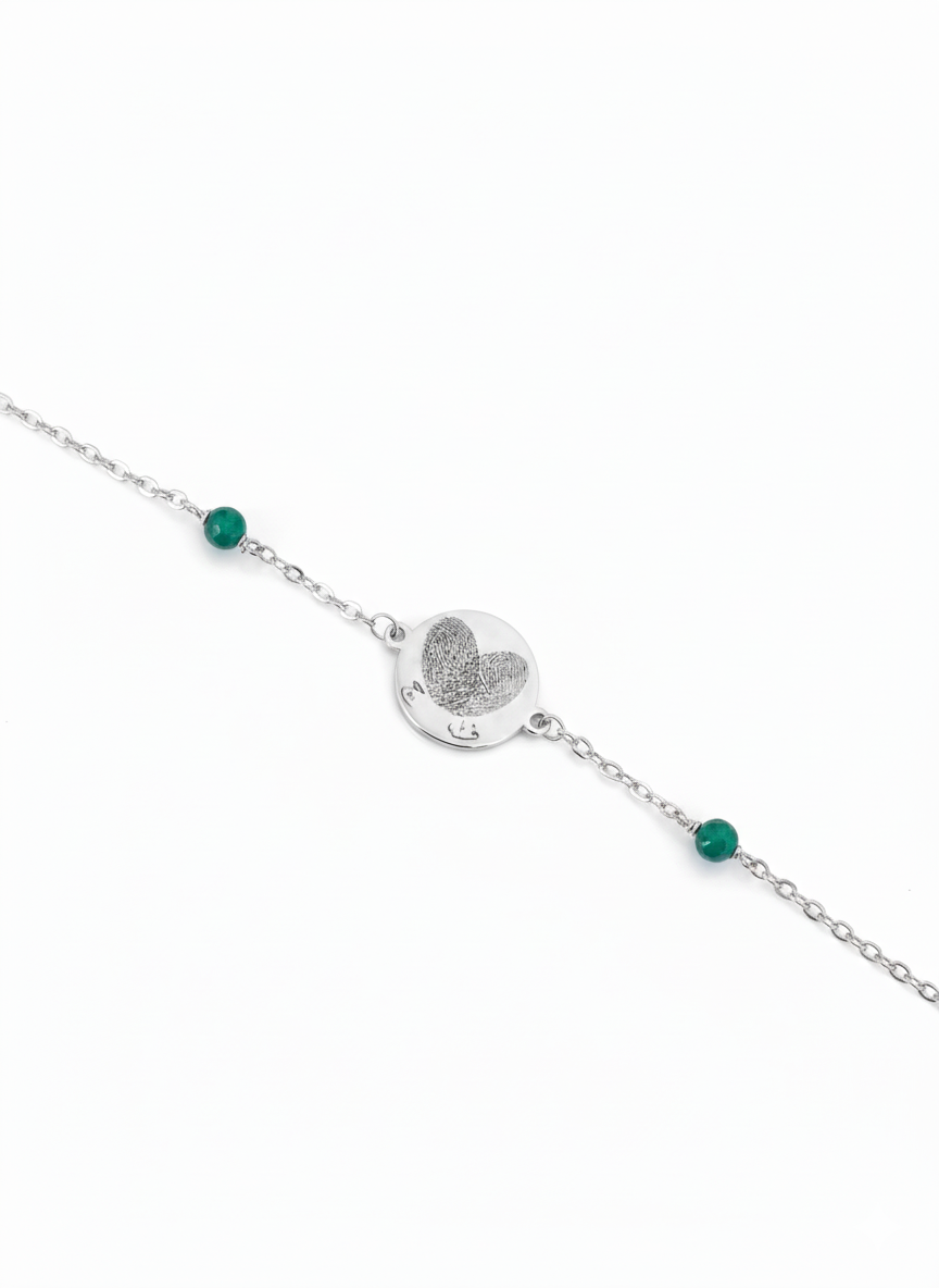 Chain Bracelet with Birth Stones