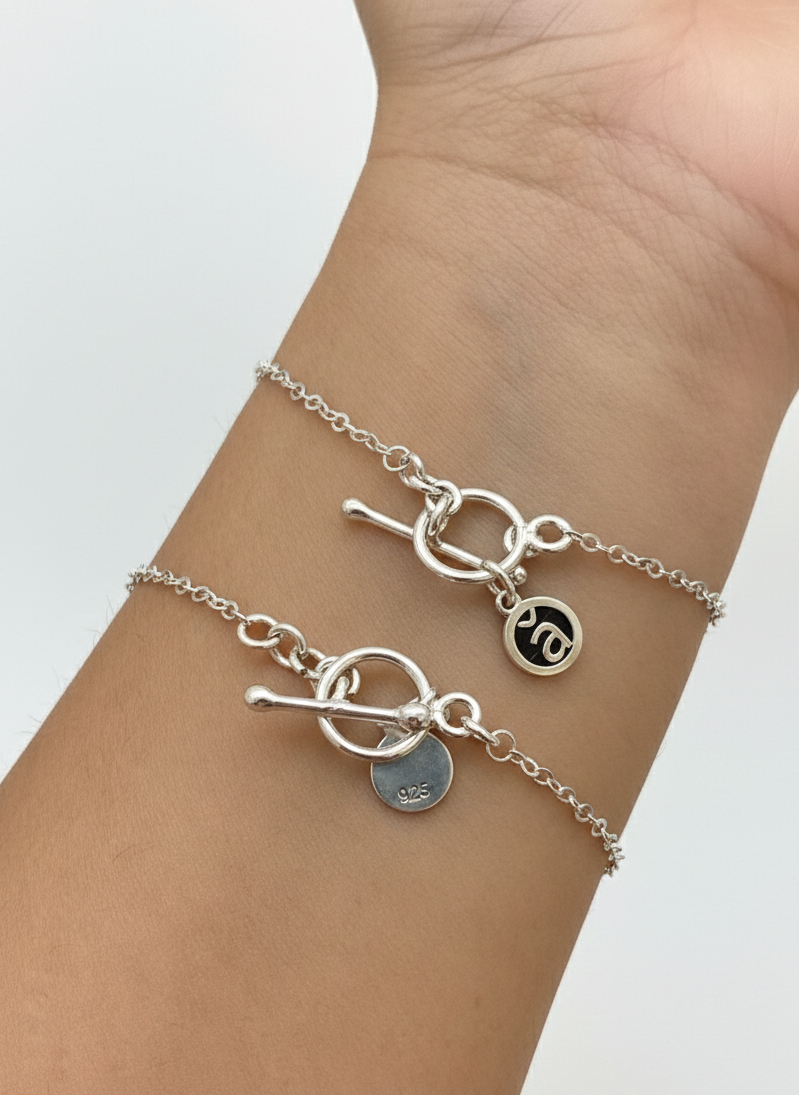 Chain Bracelet with T-Lock