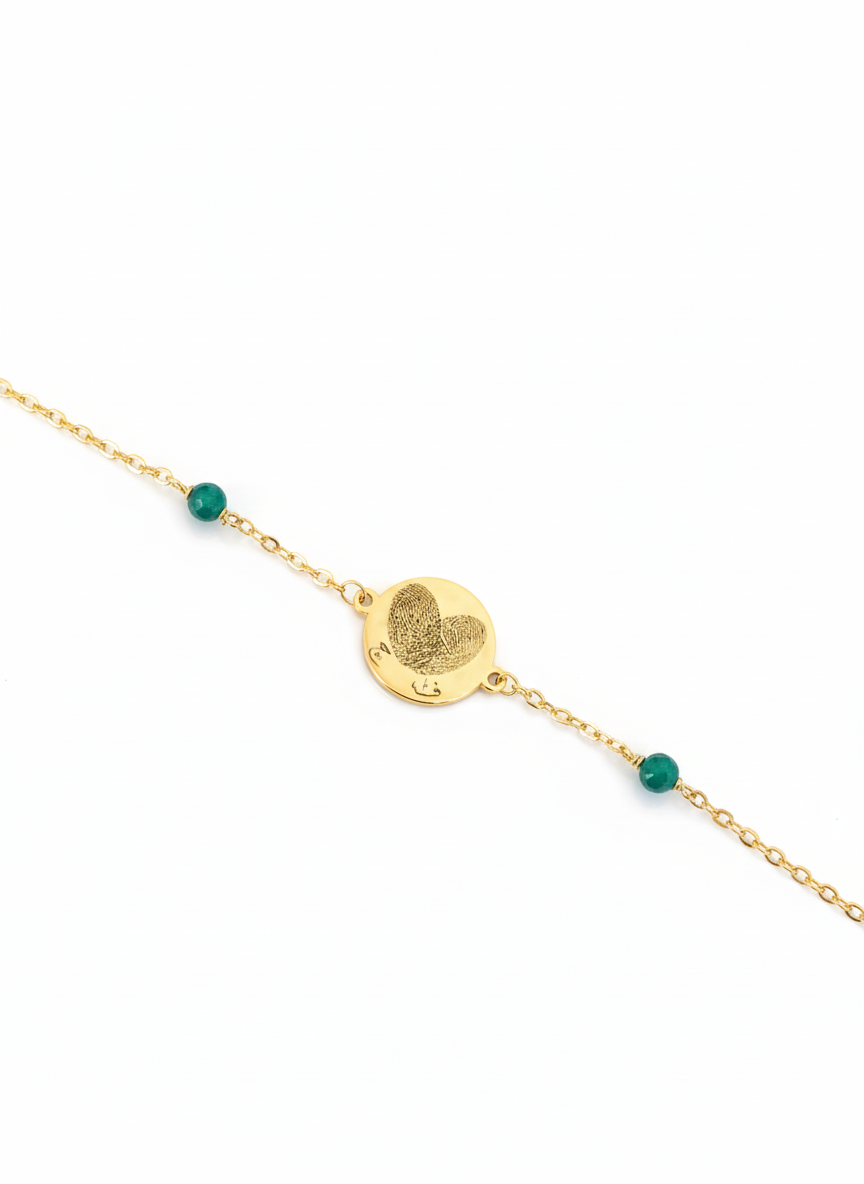 Chain Bracelet with Birth Stones