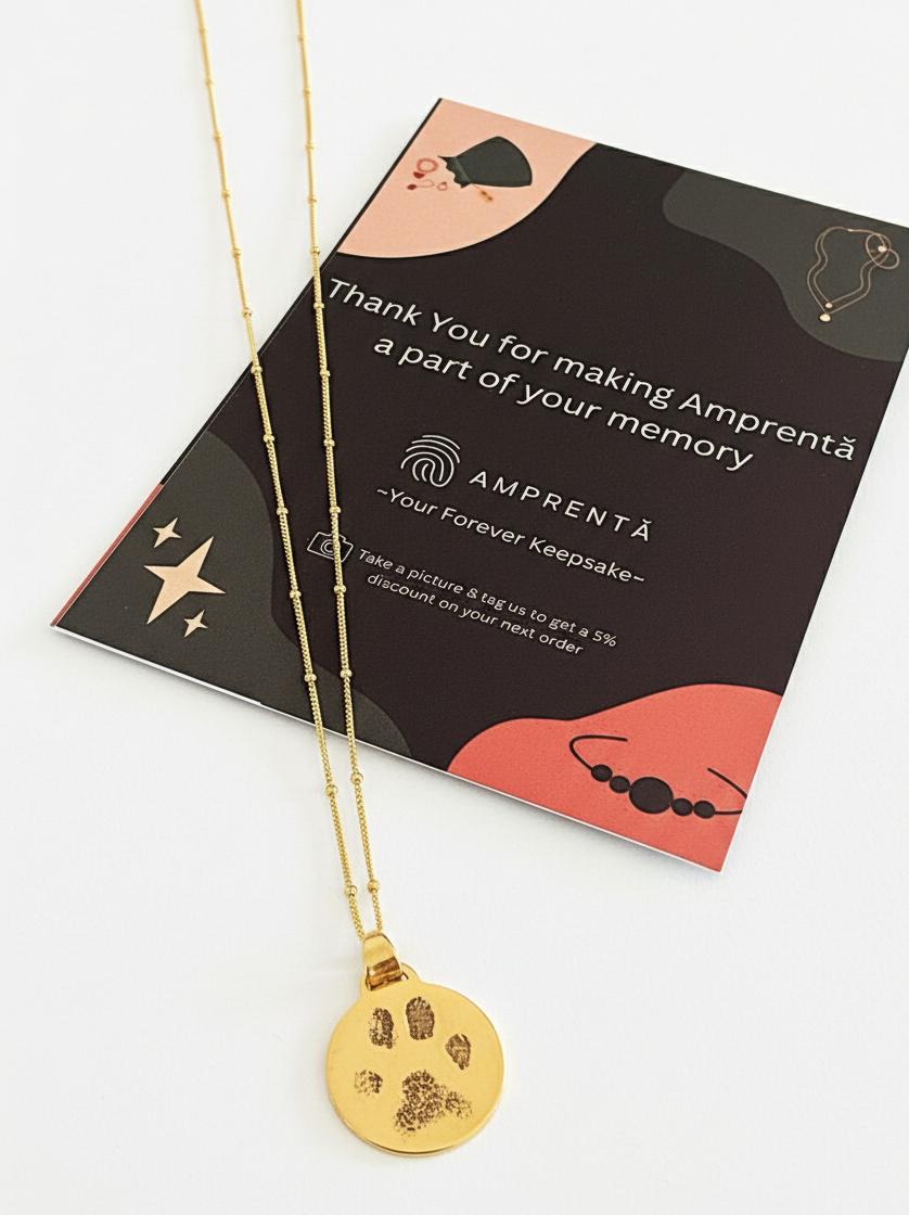 Paw Print Necklace