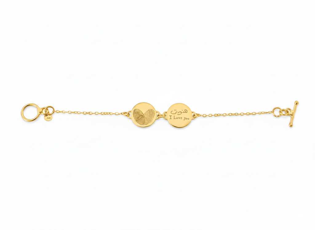 Chain Bracelet with T-Lock