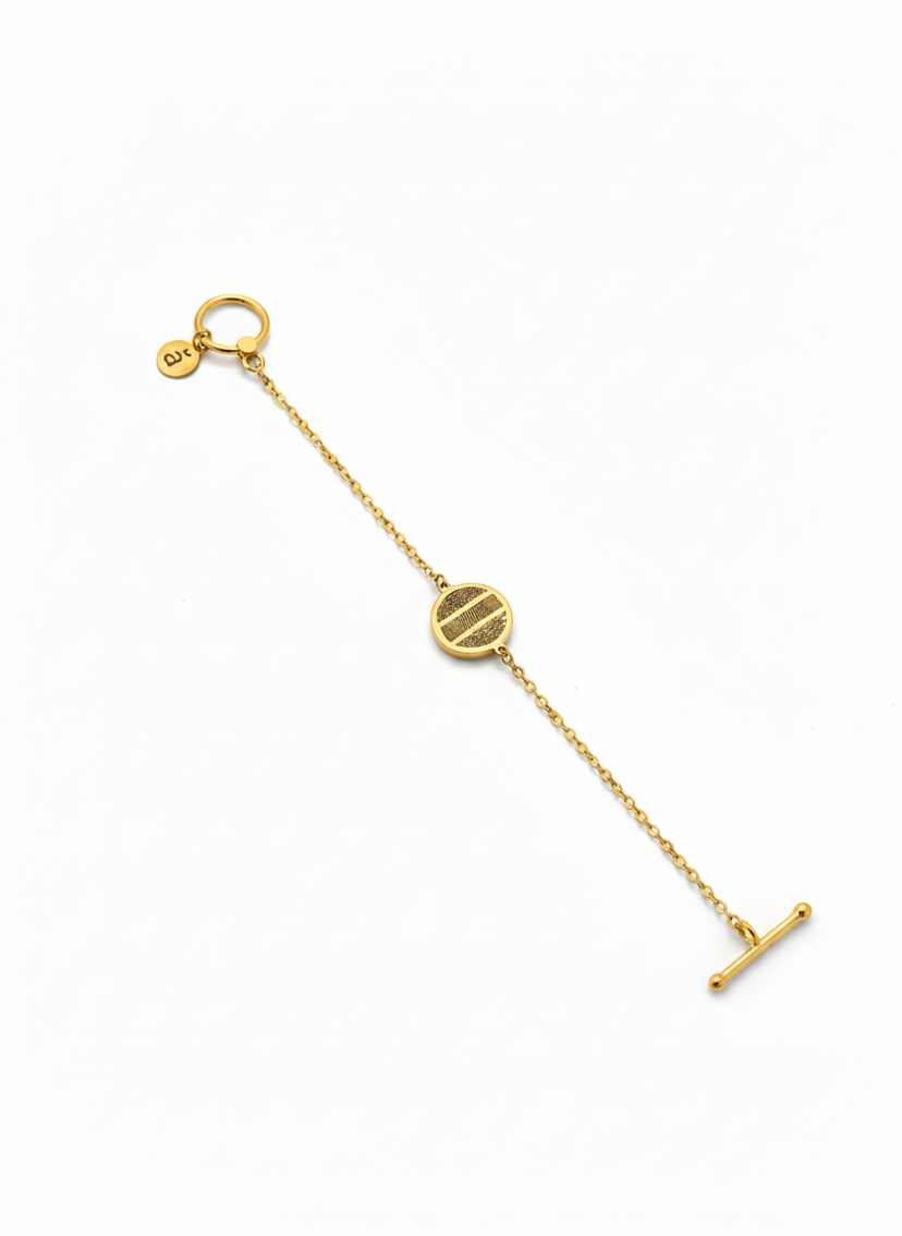Chain Bracelet with T-Lock