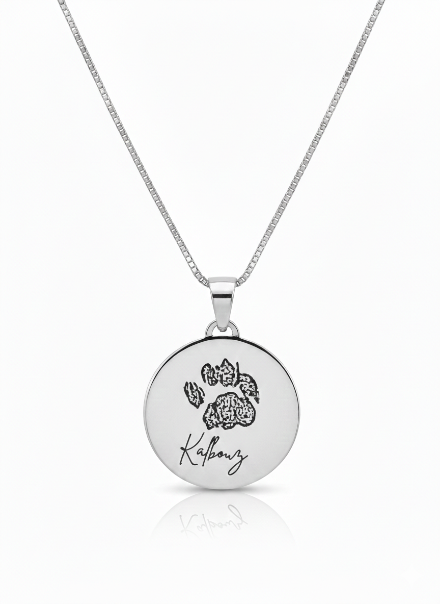 Paw Print Necklace
