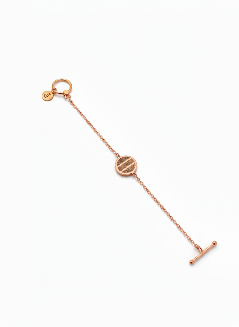 Chain Bracelet with T-Lock
