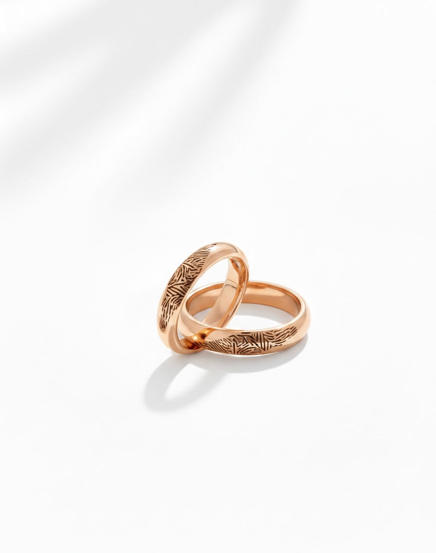 Fingerprint Wedding Band