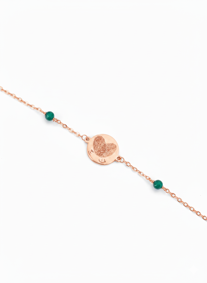Chain Bracelet with Birth Stones