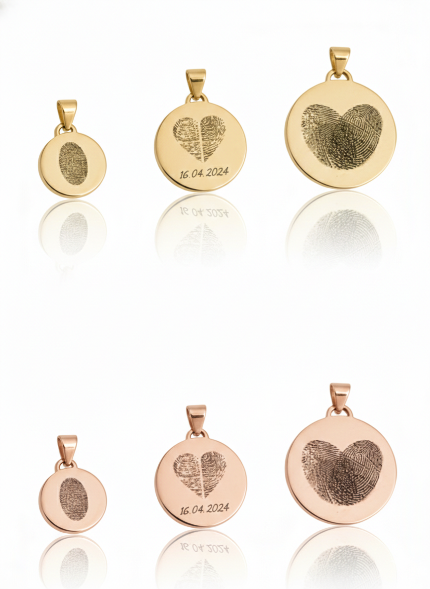 2 cm Round Pendant