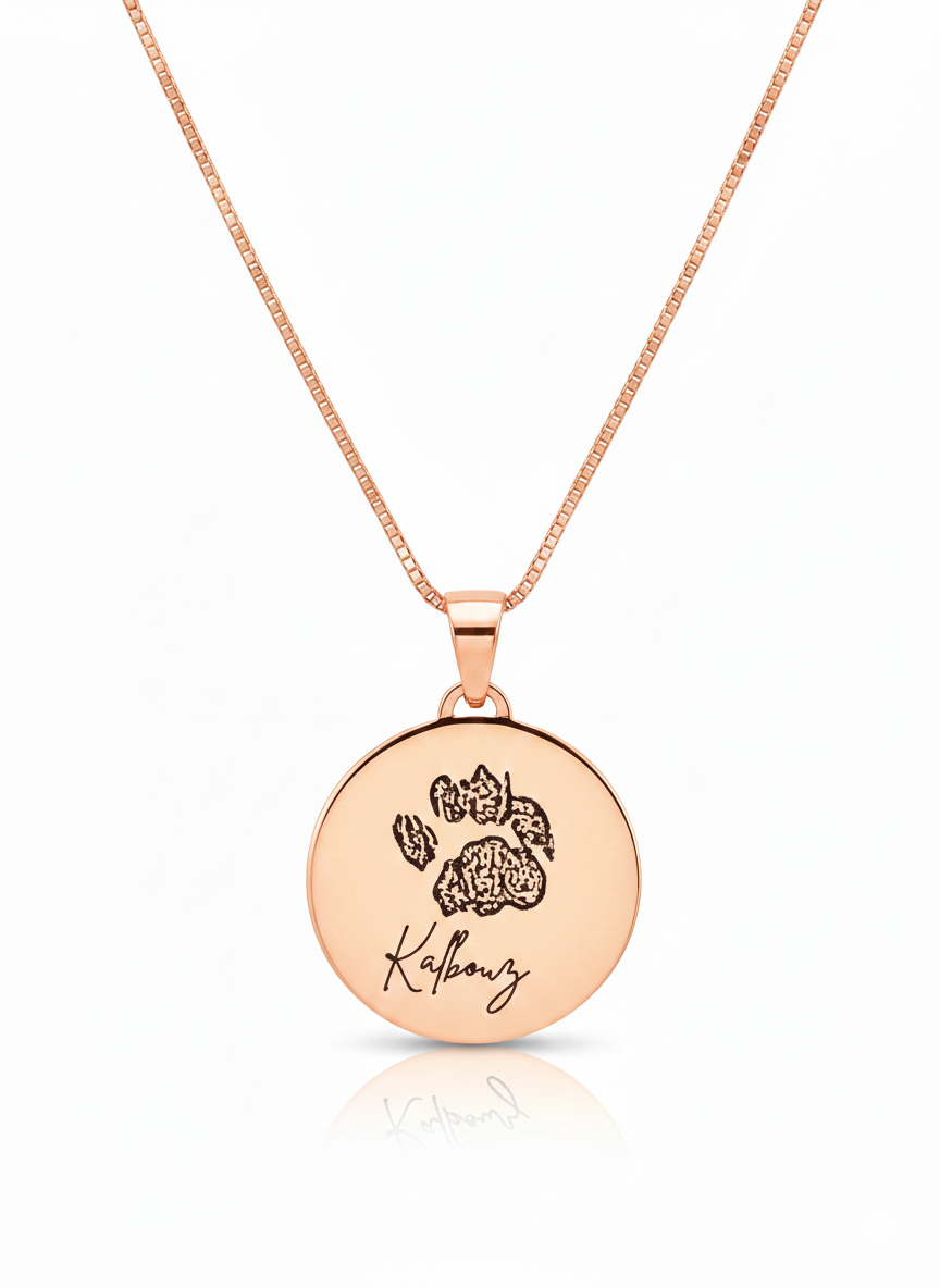 Paw Print Necklace