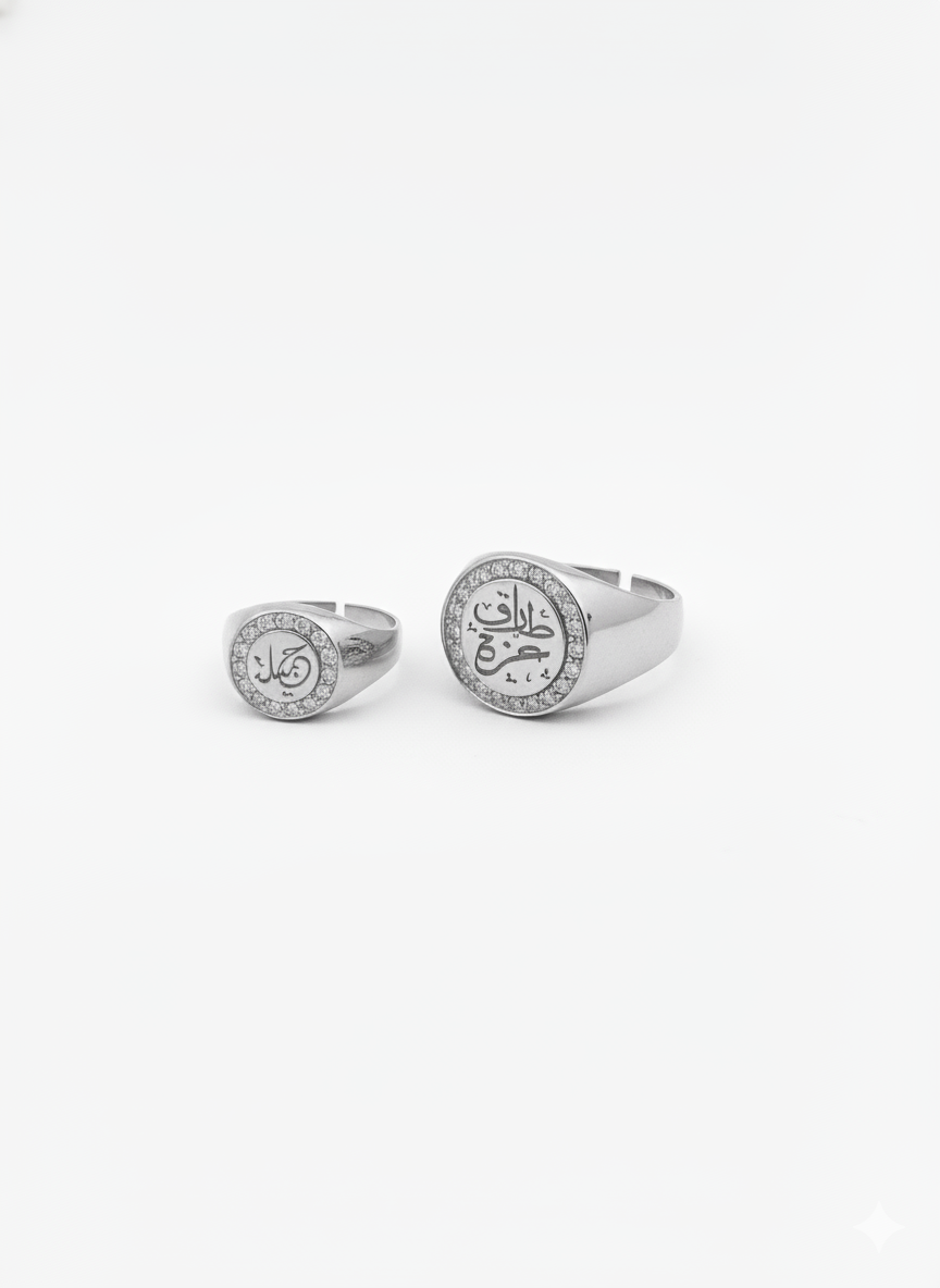 Customized Round Pinky Ring