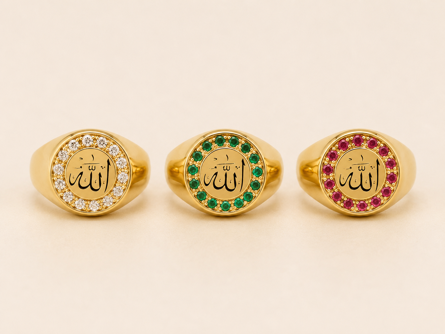 Customized Round Pinky Ring