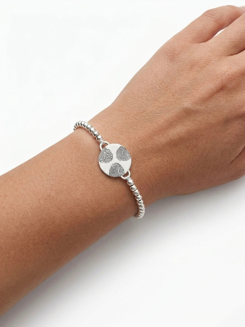Silver Beads Bracelet