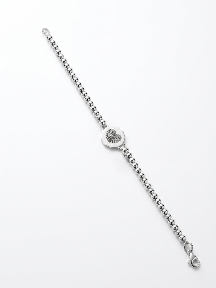 Silver Beads Bracelet