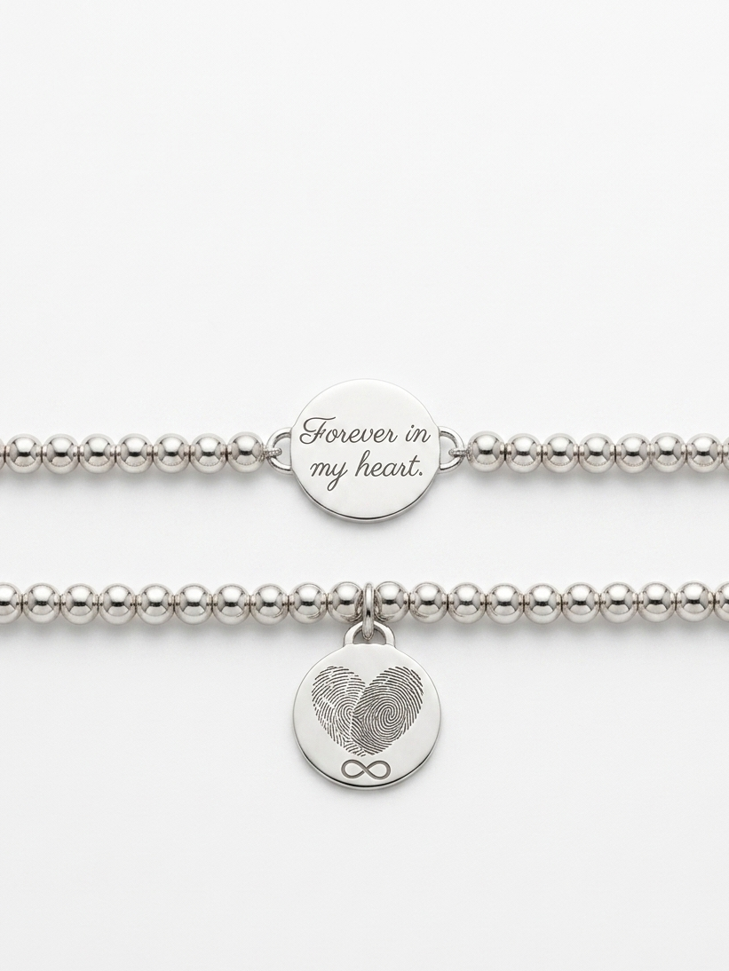 Silver Beads Bracelet